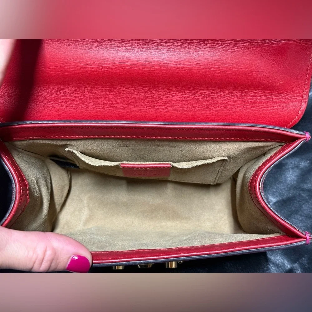Gucci Supreme padlock small shoulder/crossbody bag